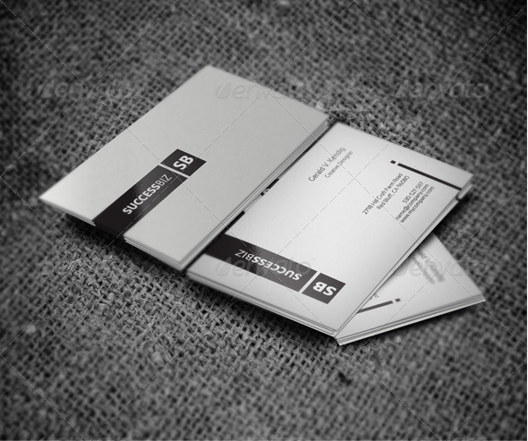 Minimal Clean Business Card - Business Cards Print Templates