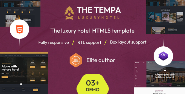 [DOWNLOAD]Tempa - The Luxury Hotel Booking Template