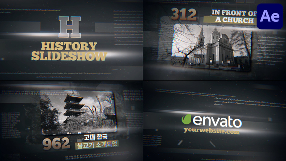 History Slideshow for After Effects