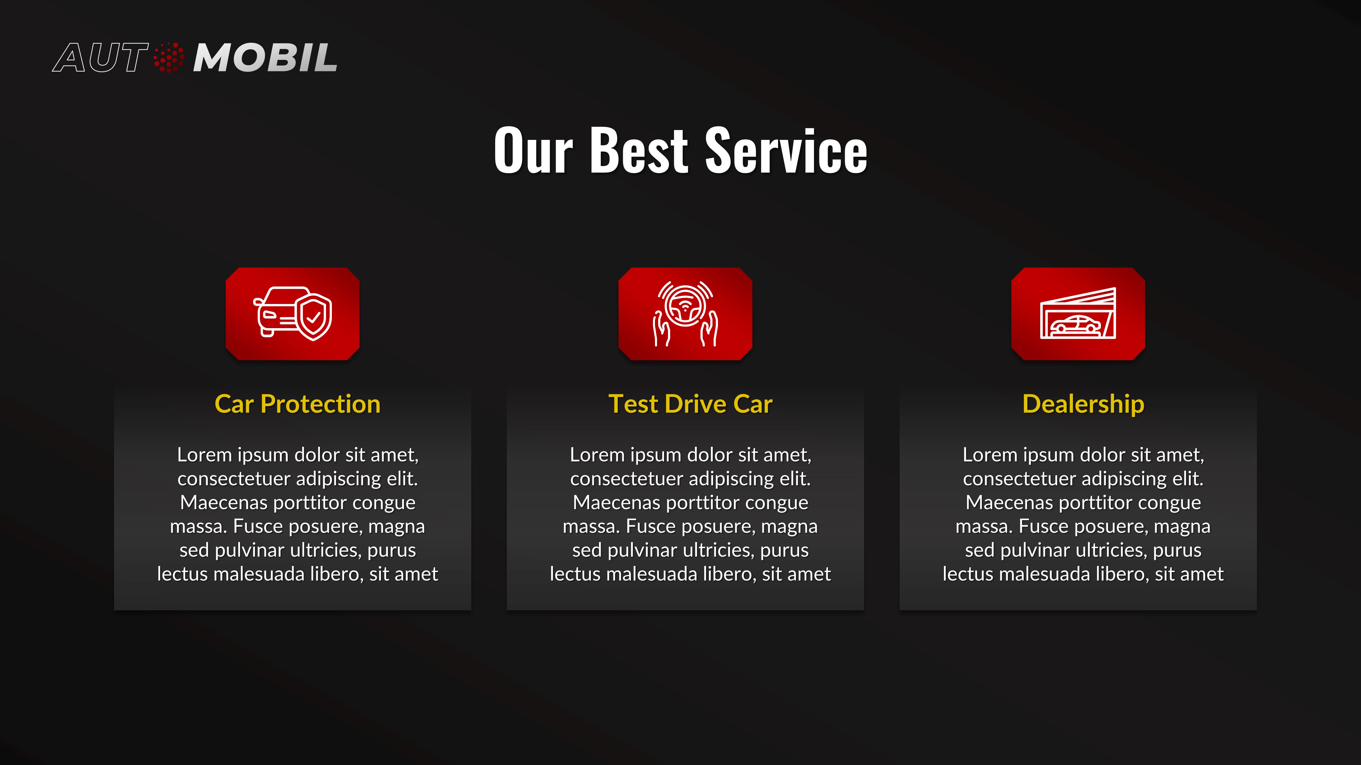 Automobil powerpoint automotive car template, Presentation Templates