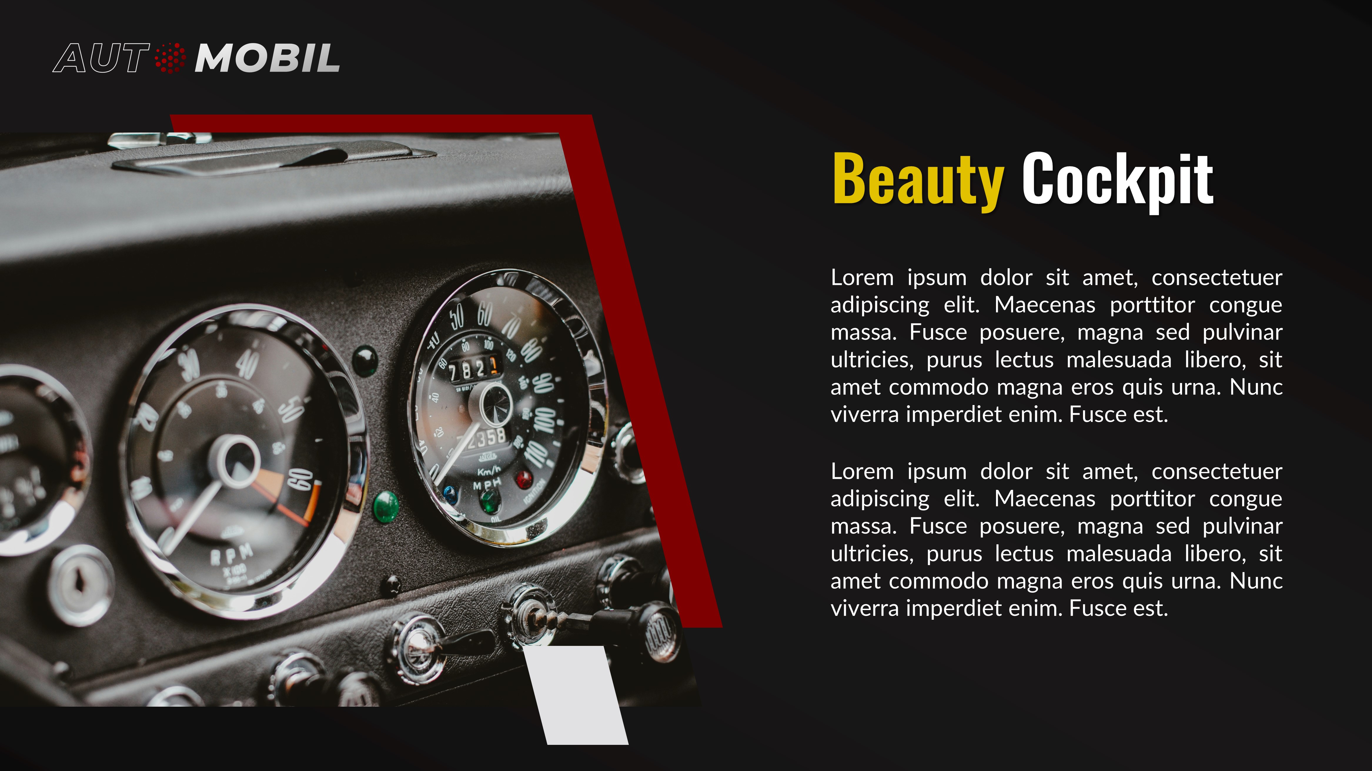 Automobil powerpoint automotive car template, Presentation Templates