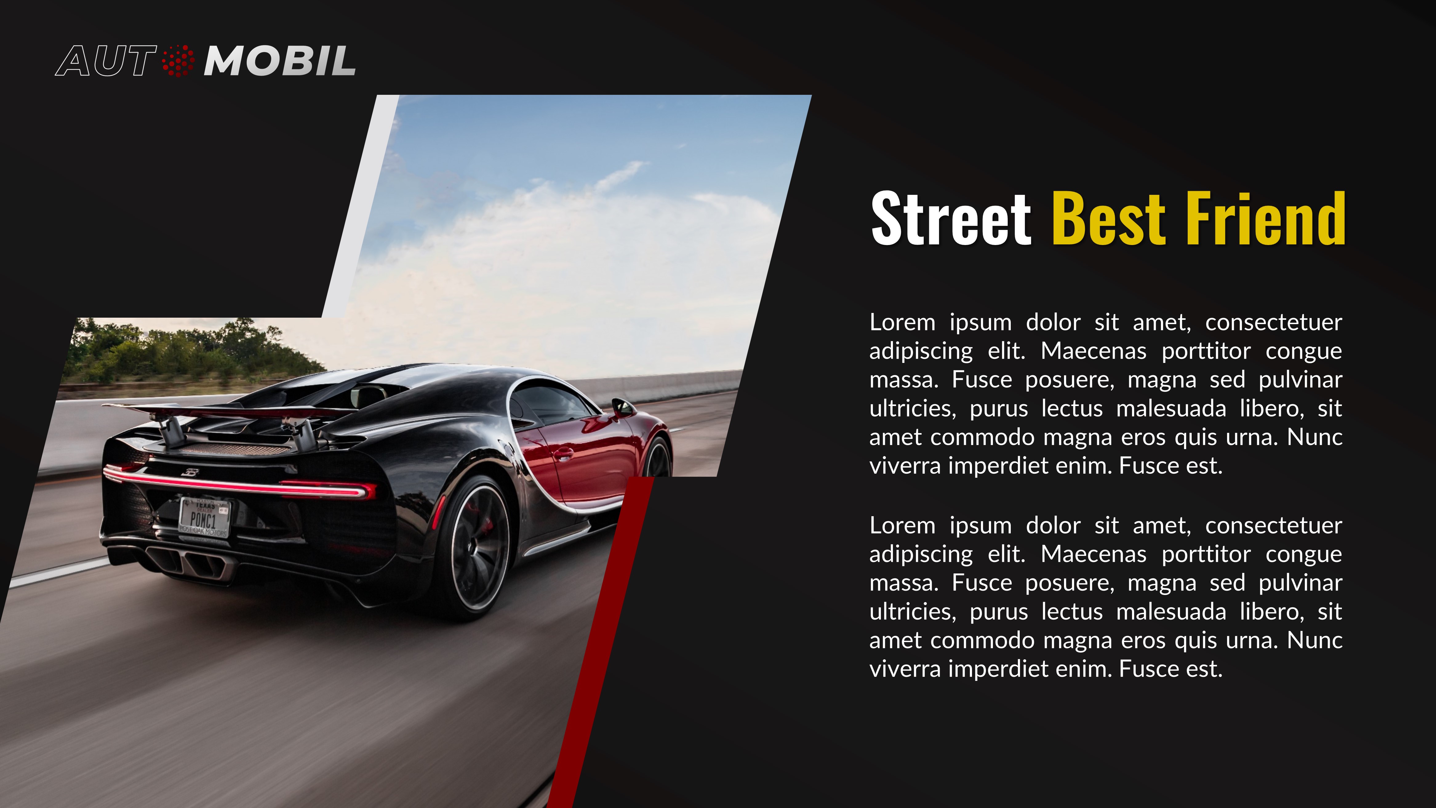 Automobil powerpoint automotive car template, Presentation Templates