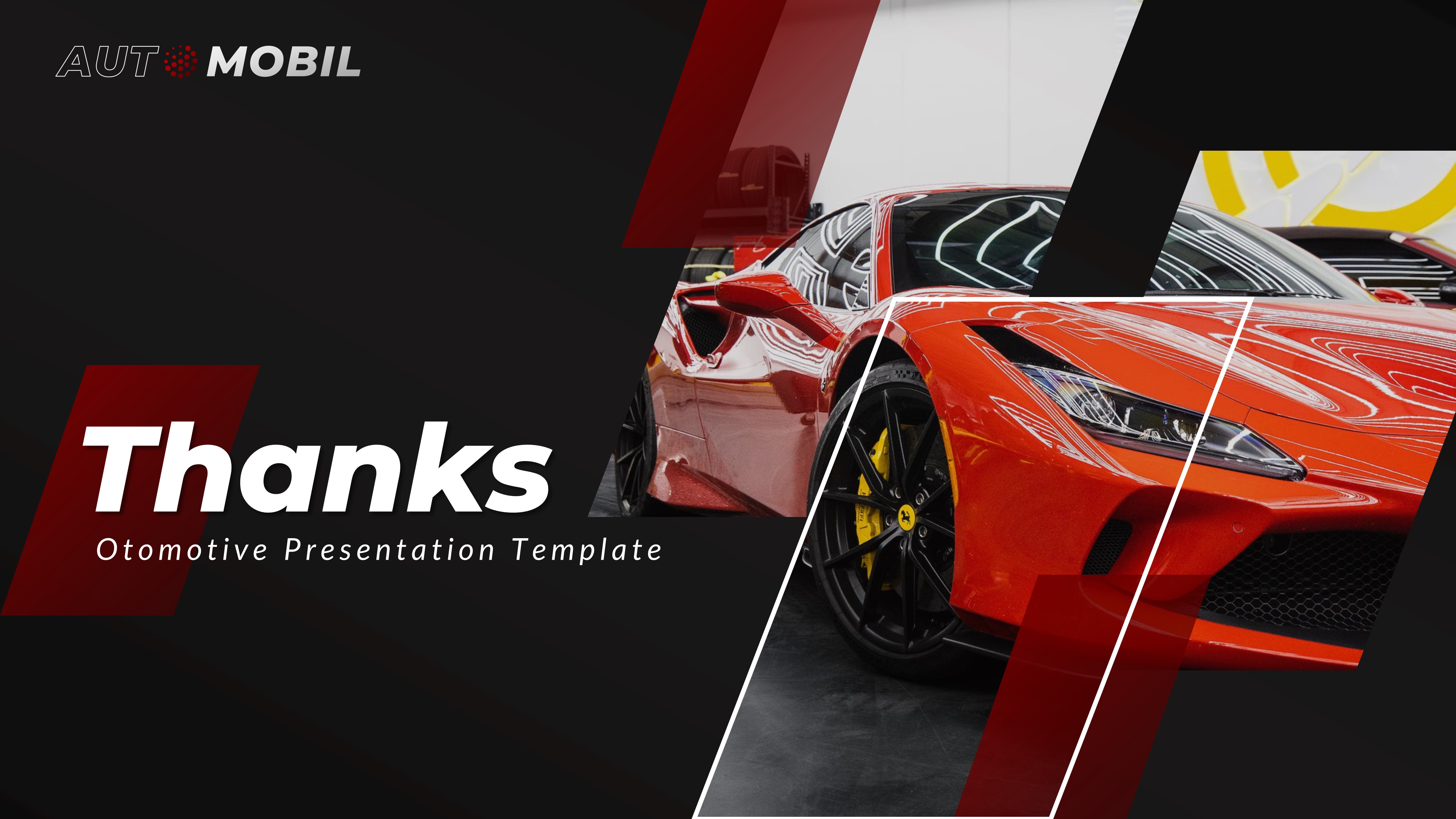 Automobil powerpoint automotive car template, Presentation Templates