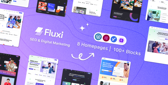 Fluxi - SEO & Digital Marketing Agency WordPress Theme