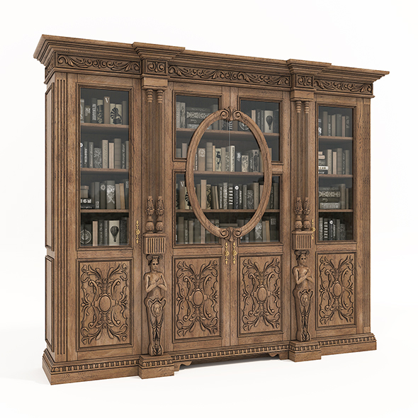 [DOWNLOAD]Display Cabinet Classic Style and Decoration 9