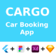 Car Booking & Sharing App ANDROID + IOS + FIGMA | UI Kit | Flutter | Cargo | Life Time Update