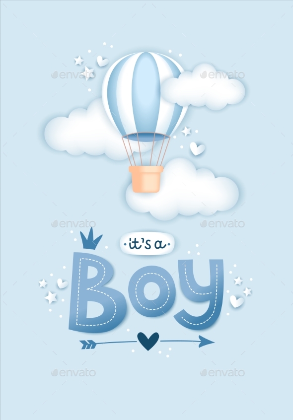 [DOWNLOAD]Its a Boy 3d Lettering and Hot Air Balloon