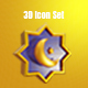 Islamic 3d Illustration Icon Pack