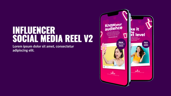 Influencer Social Media Reel V2 Product Promo template preview