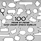 100 Frame By Frame Animated Speech Bubbles