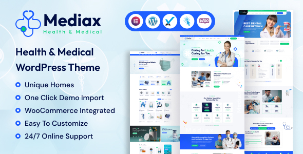 Mediax – Health & Medical WordPress Theme