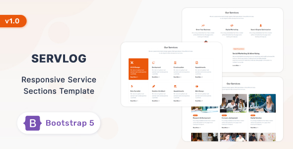 [DOWNLOAD]Servlog - Bootstrap 5 Service & Features Section Template