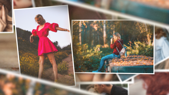 Clean Minimalistic Photo Slideshow Video Displays template preview