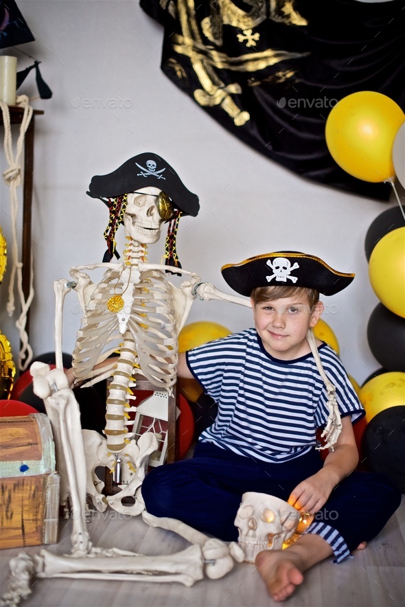 Halloween skeleton fun
