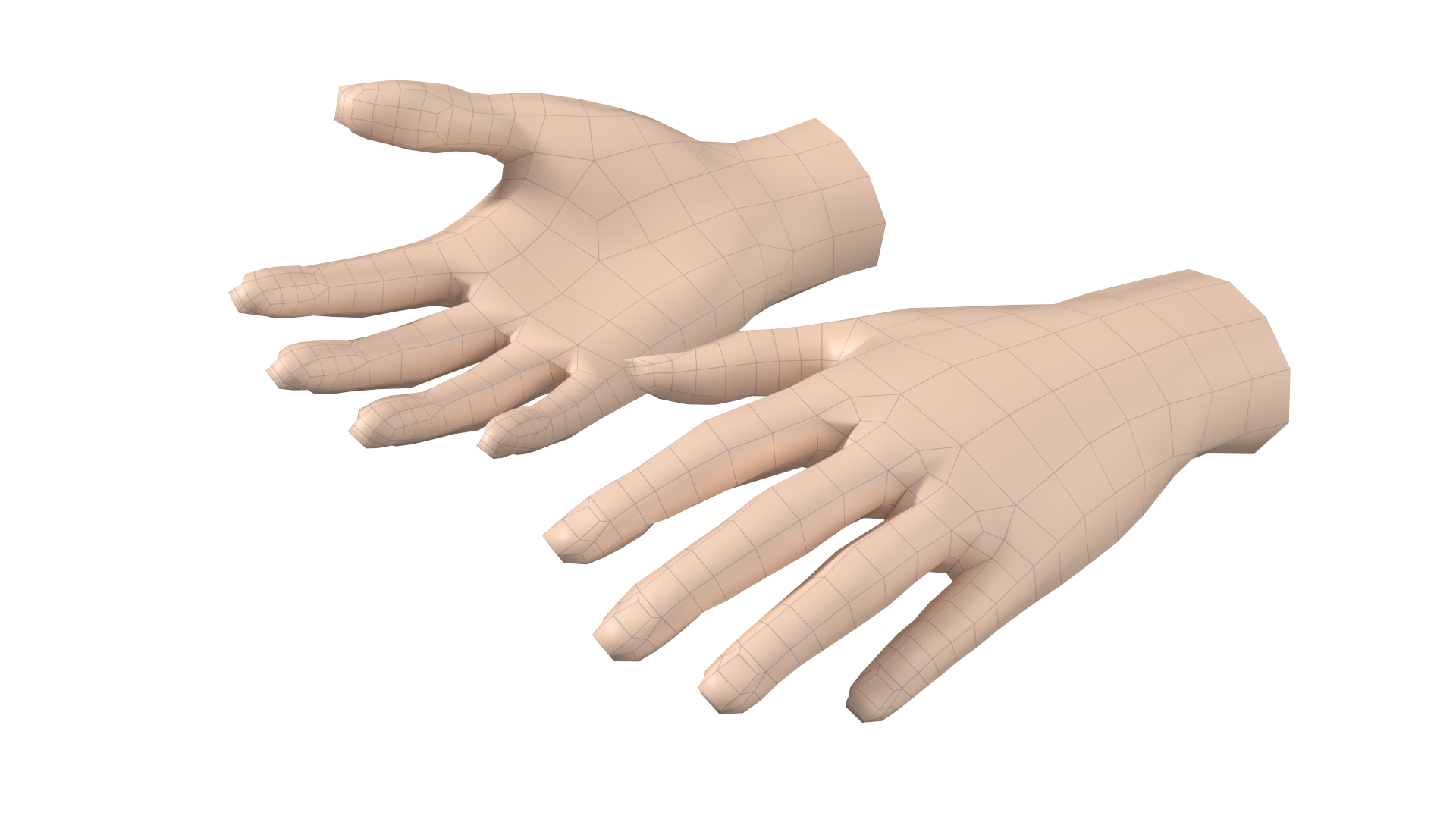 Female Hand Base Mesh 07 by valeriik | 3DOcean