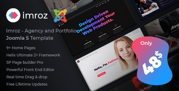 Imroz - Joomla 5 Agency and Portfolio Template