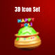 Holi 3d Illustration Icon Pack
