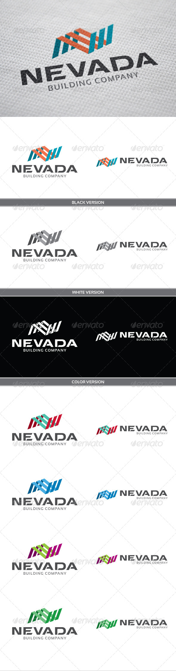 Nevada - Letters Logo Templates