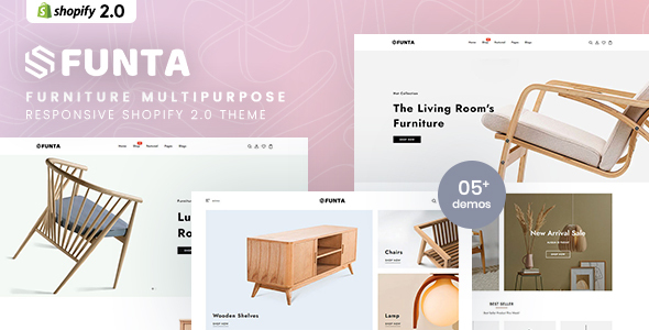 Funta - Furniture Multipurpose Responsive Shopify 2.0 Theme