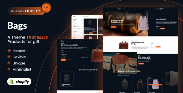 Bags - Leather Bags Store Shopify 2.0 Theme