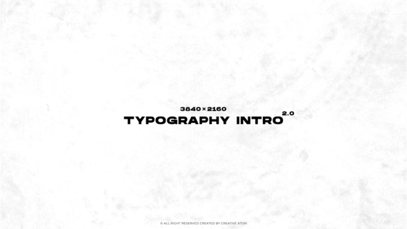 Typography Intro 2.0