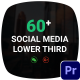Social Media Lower third | Premiere Pro - VideoHive Item for Sale