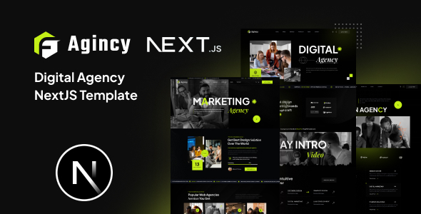 Agincy - Digital Agency NextJS Template