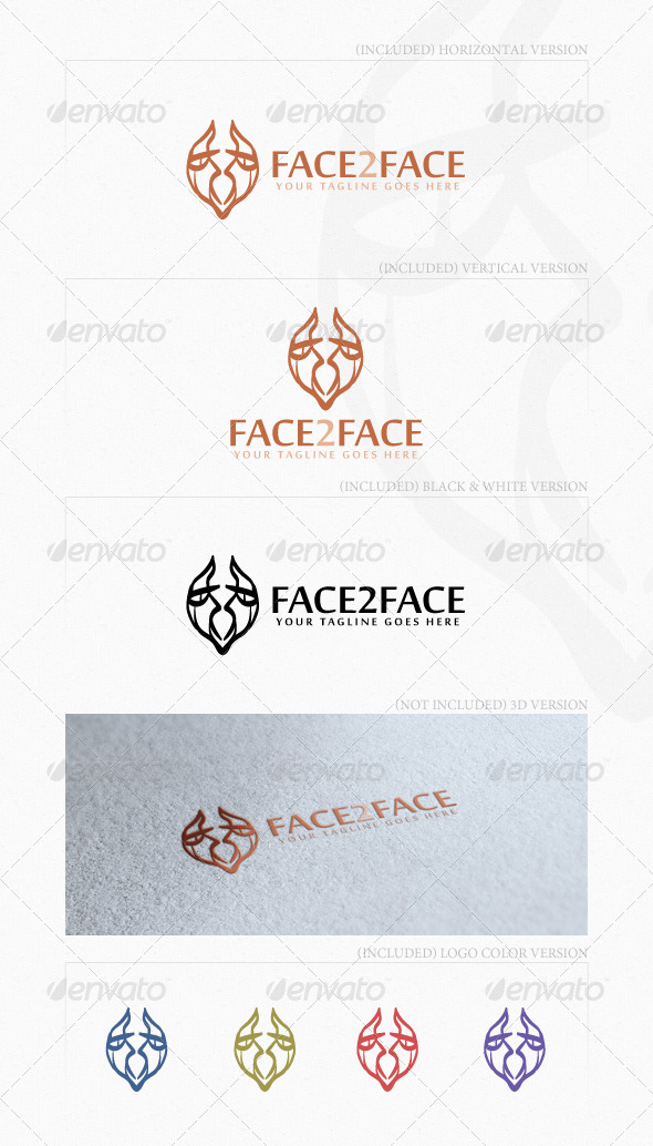 Face2Face Logo - Humans Logo Templates