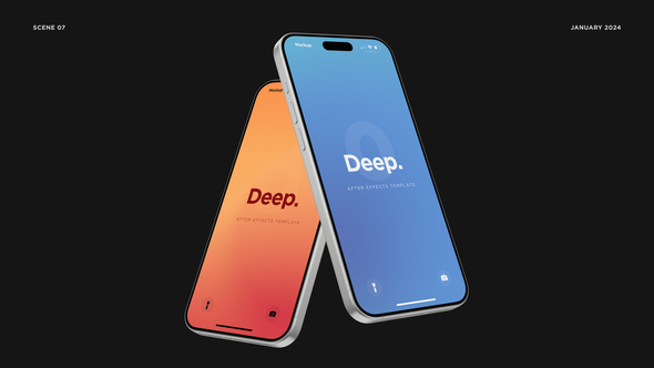 Deep - App Promo Product Promo template preview
