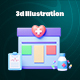 Hospital and Medicine 3d Illustration Icon Pack