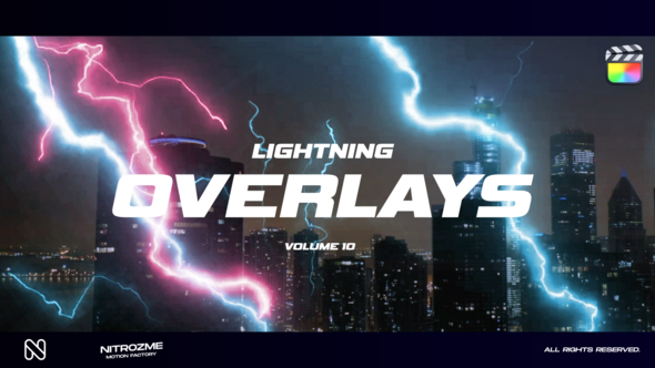 Lightning Overlays Vol. 10 for Final Cut Pro X