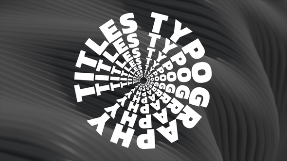 Typography Titles Text | AE Titles template preview