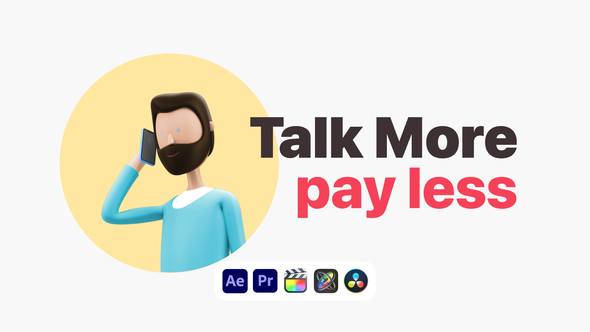 Explainer Man Talking on Phone alt