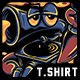 Retro Music T-Shirt Design Template