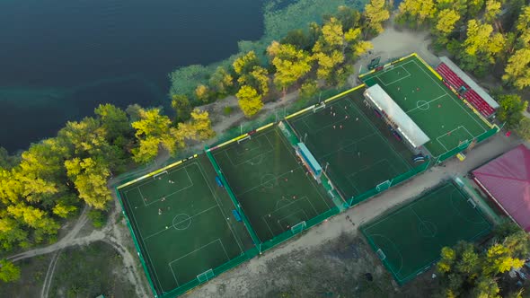 Aerial Football Fields