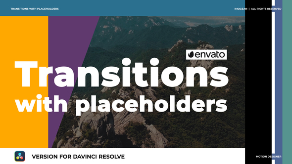 Transitions with Placeholders | DaVinci Resolve