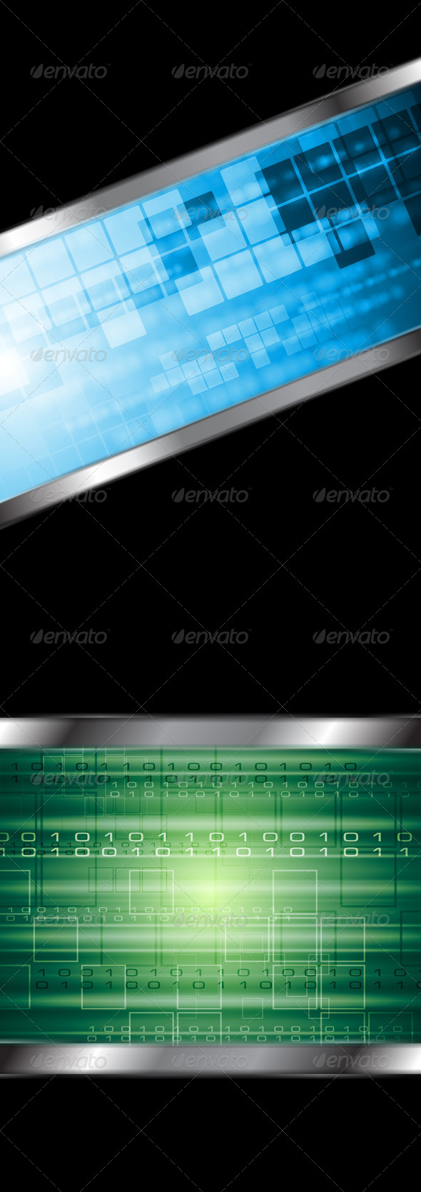 Abstract Technology Vector Background - Backgrounds Decorative