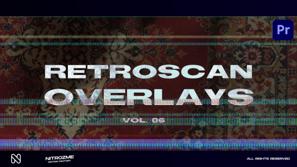 Retroscan Overlays Vol. 06 for Premiere Pro