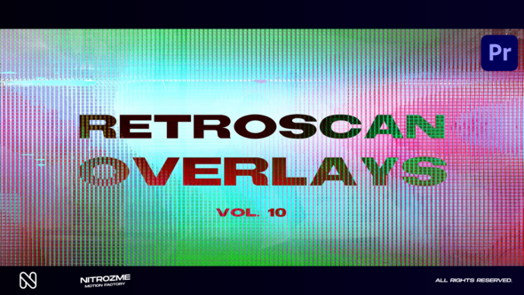 Retroscan Overlays Vol. 10 for Premiere Pro