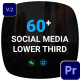 Social Media Lower Third V2 | Premiere Pro - VideoHive Item for Sale