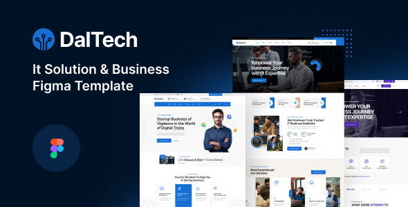 DalTech - IT Solution & Technology Figma Template