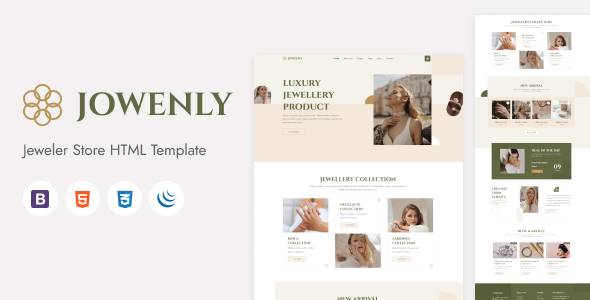 jowenly-Jewelry Store HTML5 Template