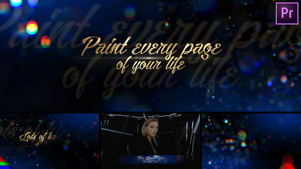 Greetings Premiere Pro template preview