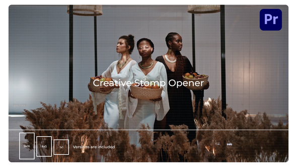 Creative Stomp Opener for Premiere Pro Premiere Pro template preview