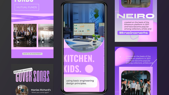 Business media insta stories Product Promo template preview