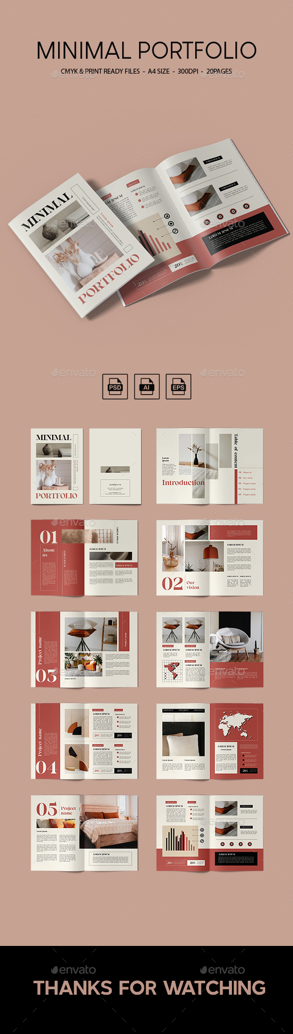 Company Profile | Minimal Portfolio Brochure