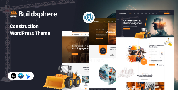 Free download Buildsphere - Construction & Building Agency WordPress Theme