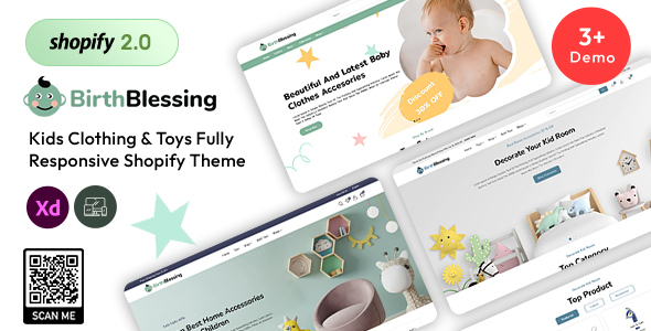 BirthBlessing - Kids Clothing & Toys Shopify 2.0 Store