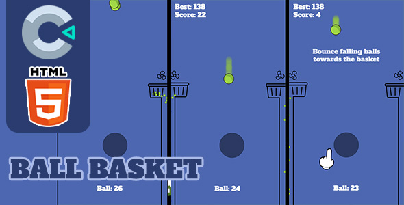 Ball Basket - HTML5 Game - C3P