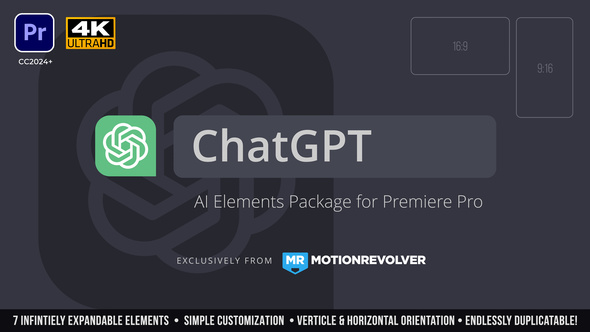 Chat GPT AI Elements | MOGRT for Premiere Pro